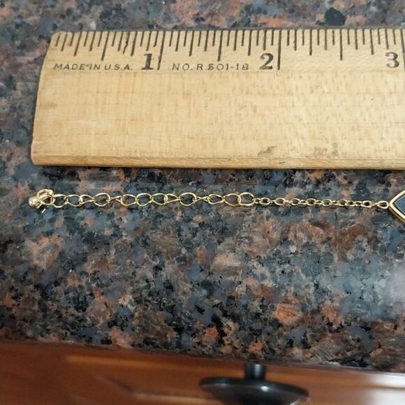 PATRIOTIC  Heart "LOVE" EARRINGS AND Dainty Bracelet/ Anklet...NEW - Picture 6 of 7